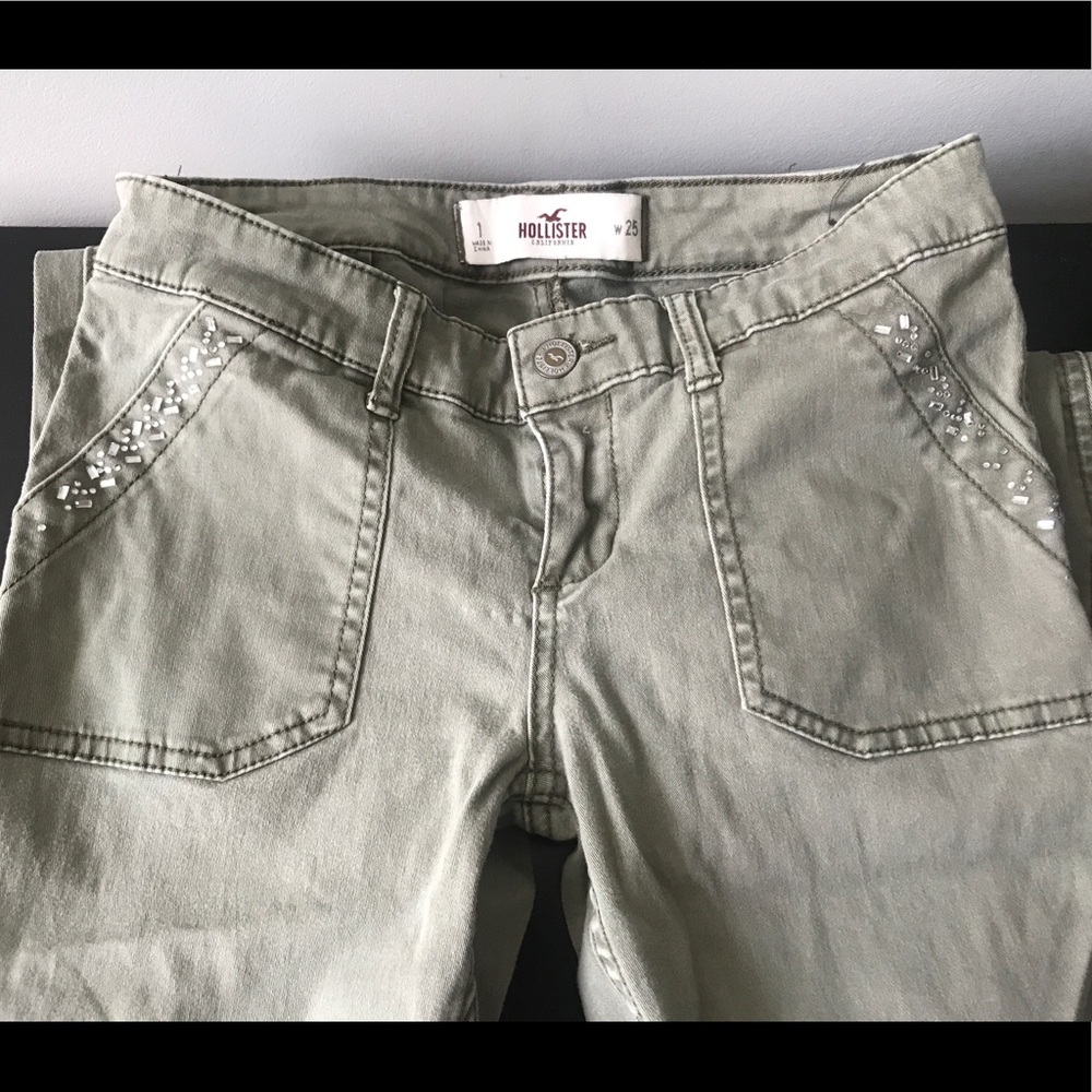 Olive Green Hollister Jeans